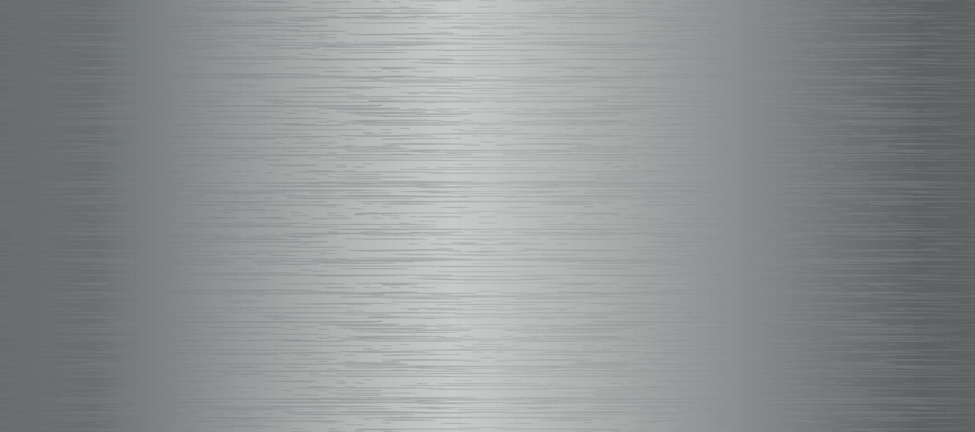 Panoramic background silver steel metal texture - Vector