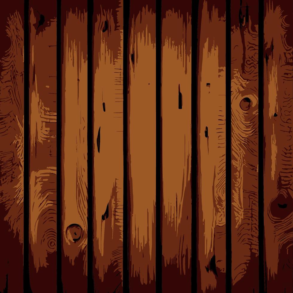 Realistic wood texture plank background, fiber texture pattern - Vector