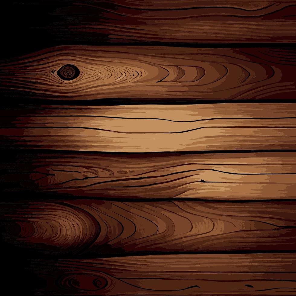 Realistic wood texture plank background, fiber texture pattern - Vector