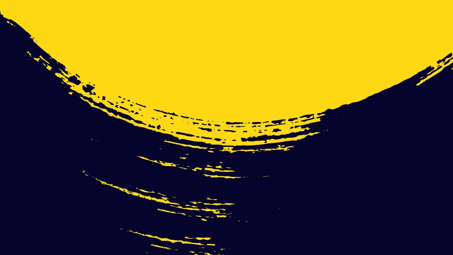 Fondo de miniatura moderno grunge negro y amarillo vector