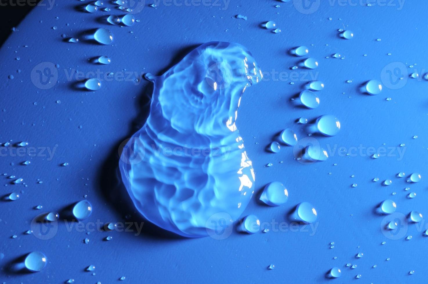 Blue Water Drops photo