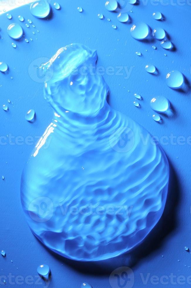 Blue Water Drops photo