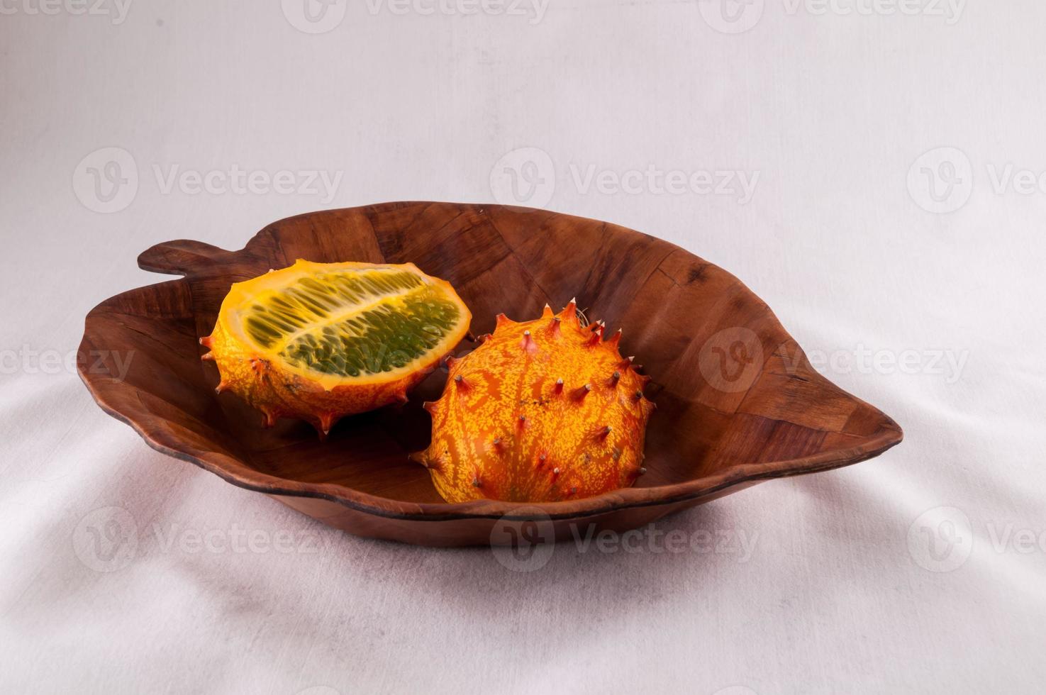 Isolated kiwano fruit photo