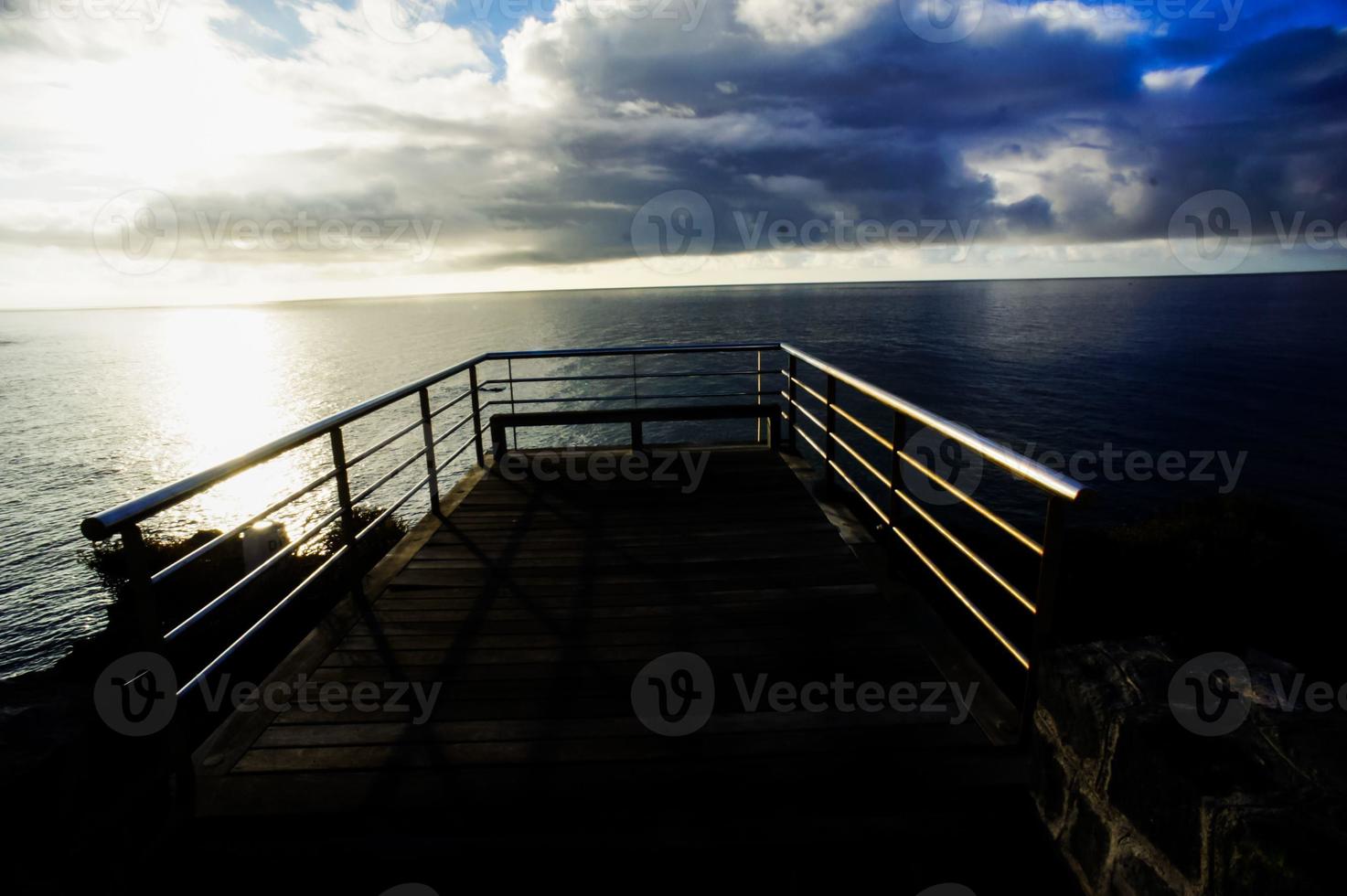 Scenic pier view photo