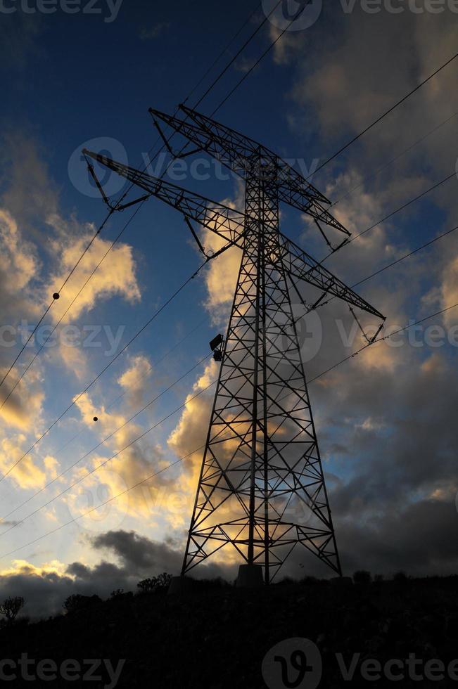 Electric pole view photo