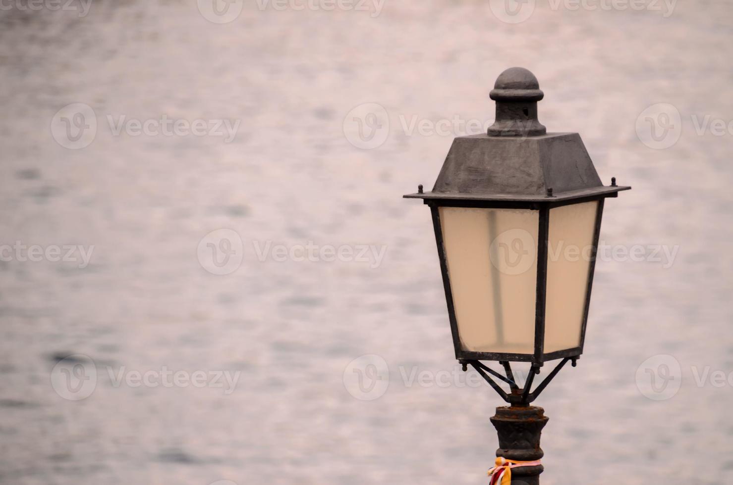 View of outdoor lamp photo