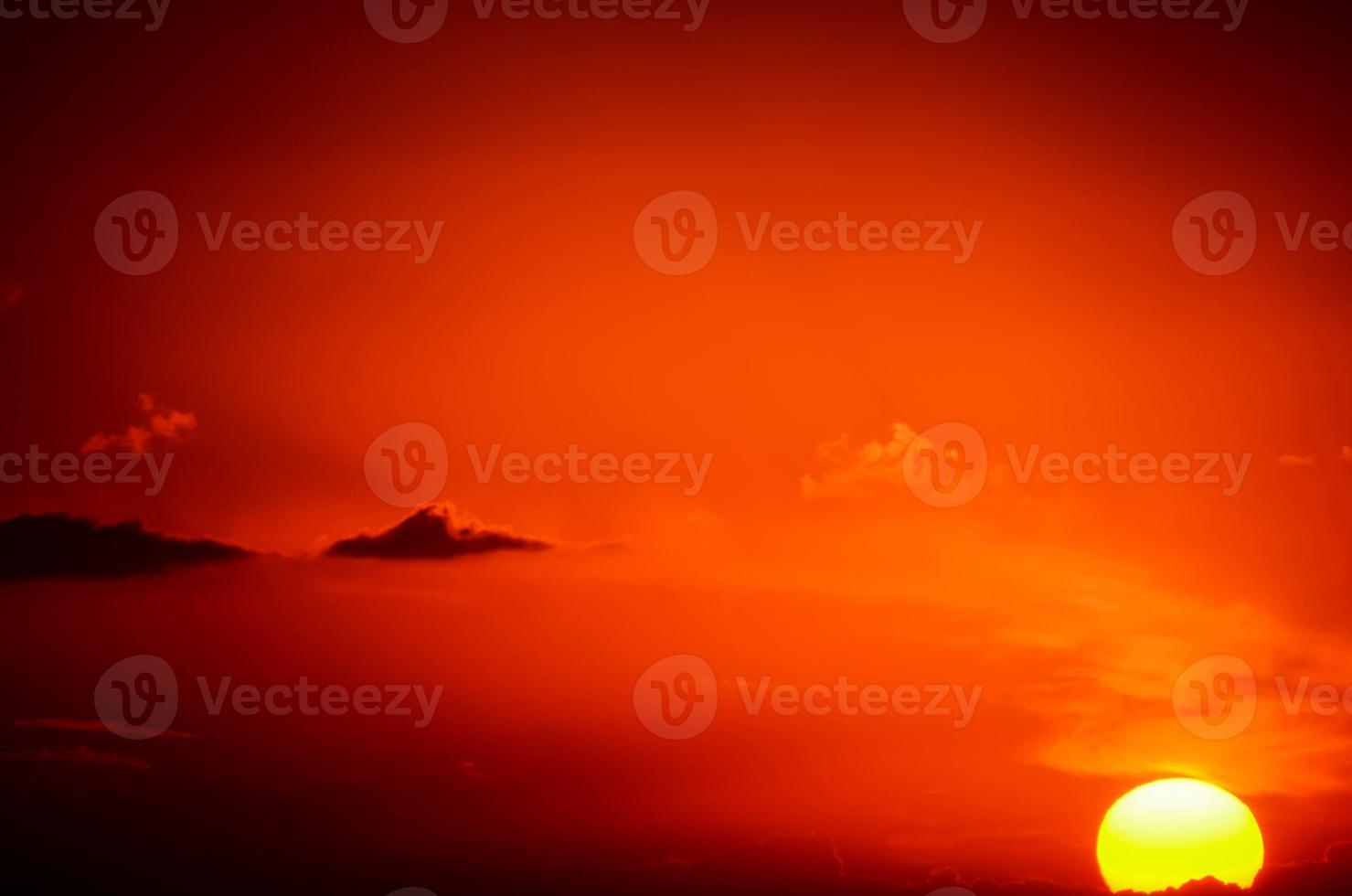 Sky over the sunset photo