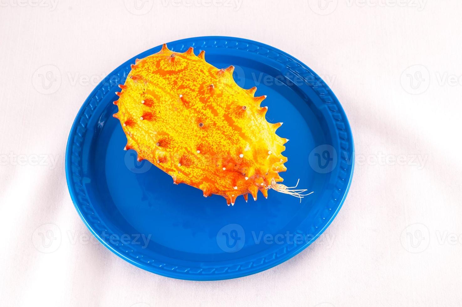 Isolated kiwano fruit photo