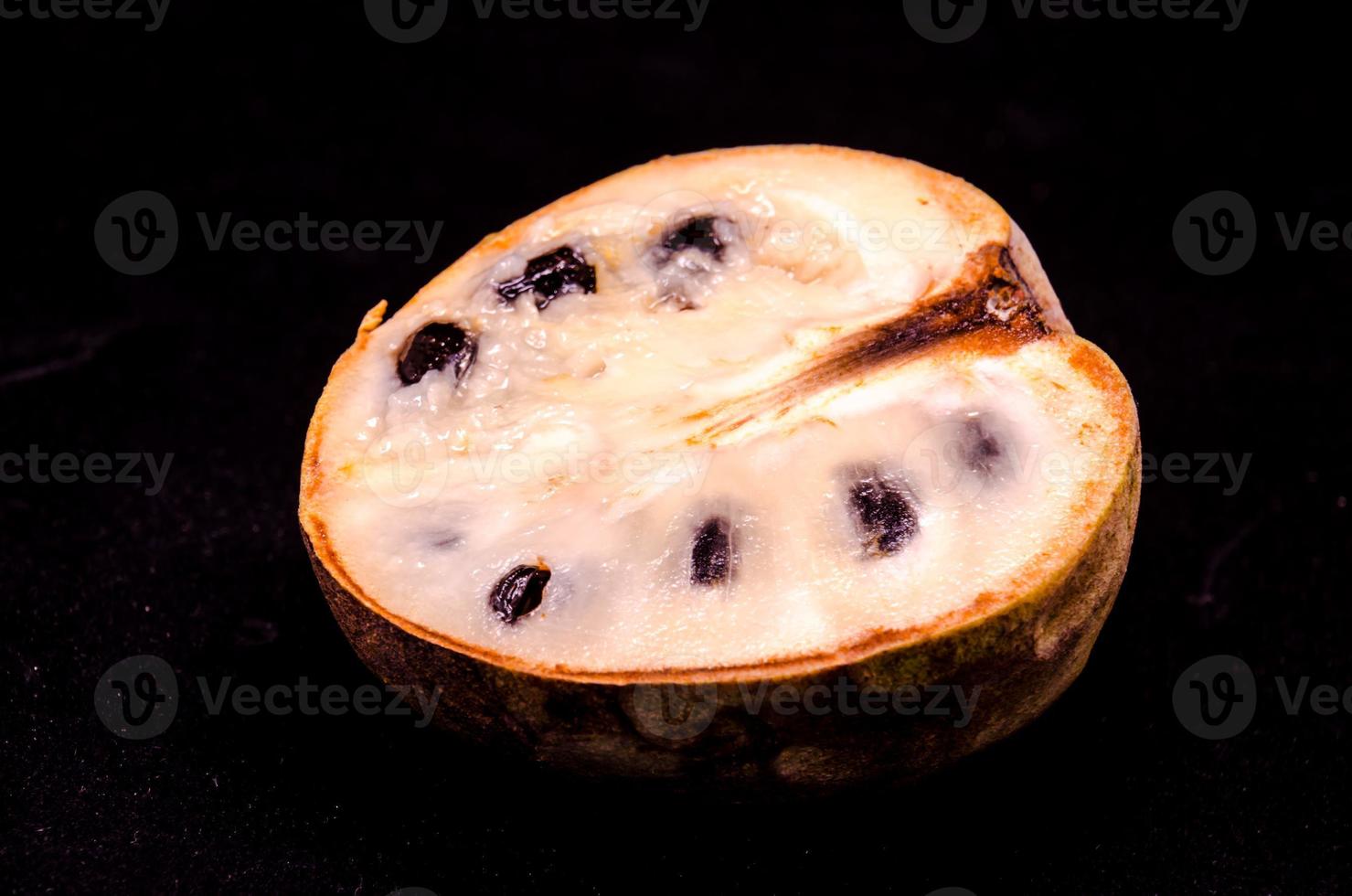 Isolated Cherimoya fruit photo