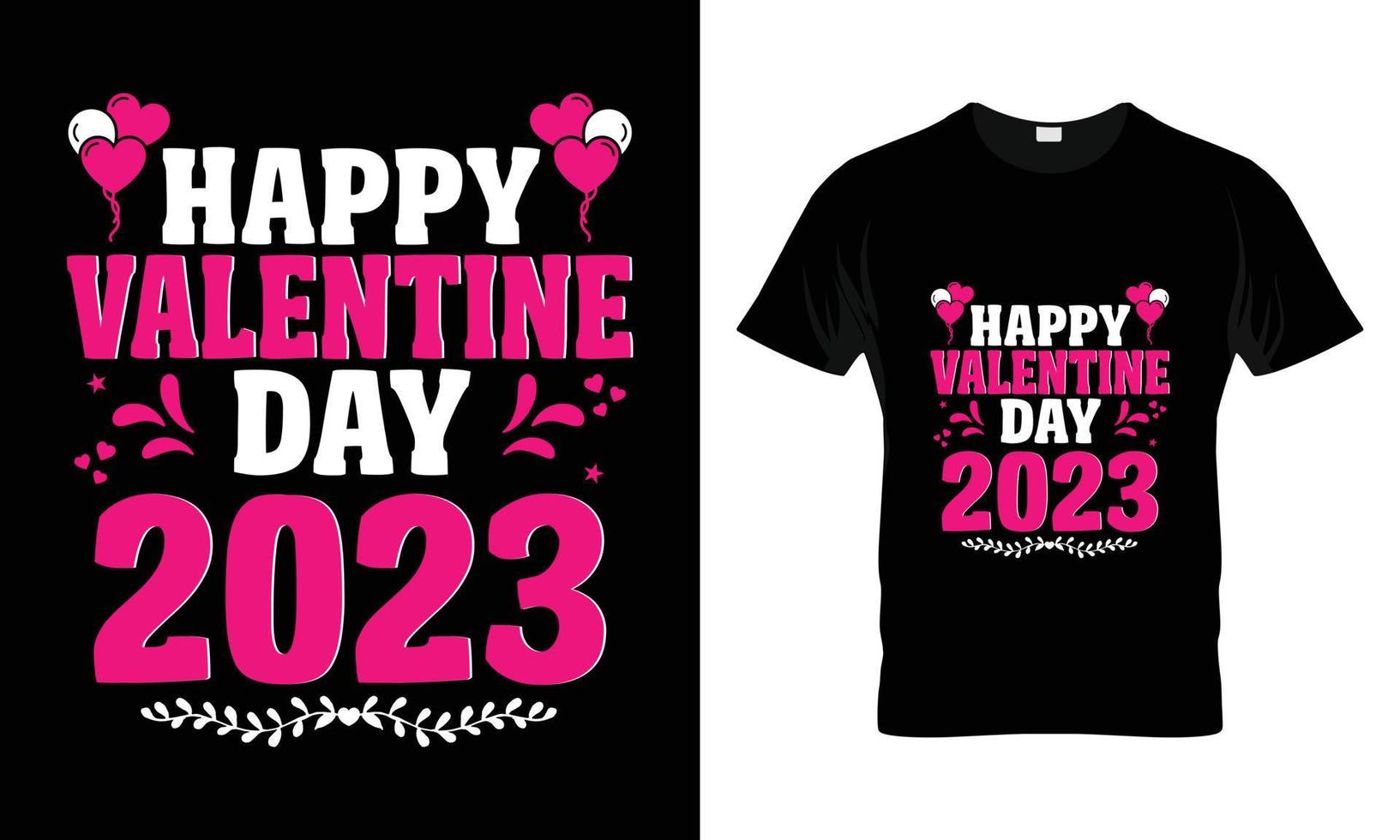 happy valentine day 2023 vector