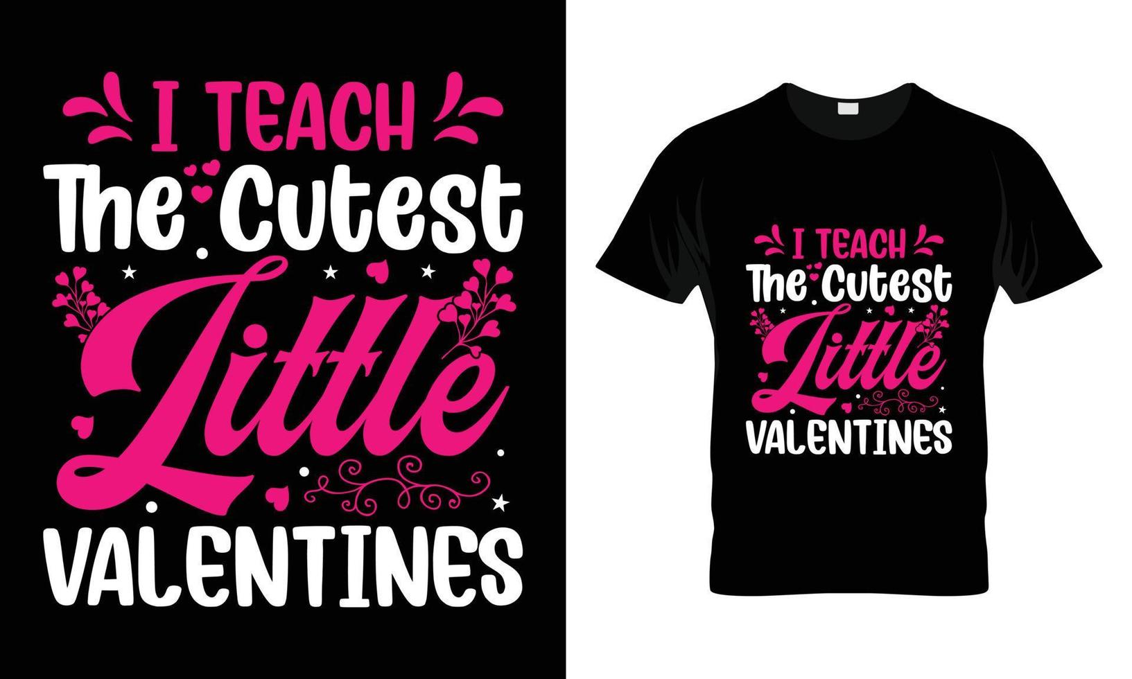 I teach the cutest little valentine vector