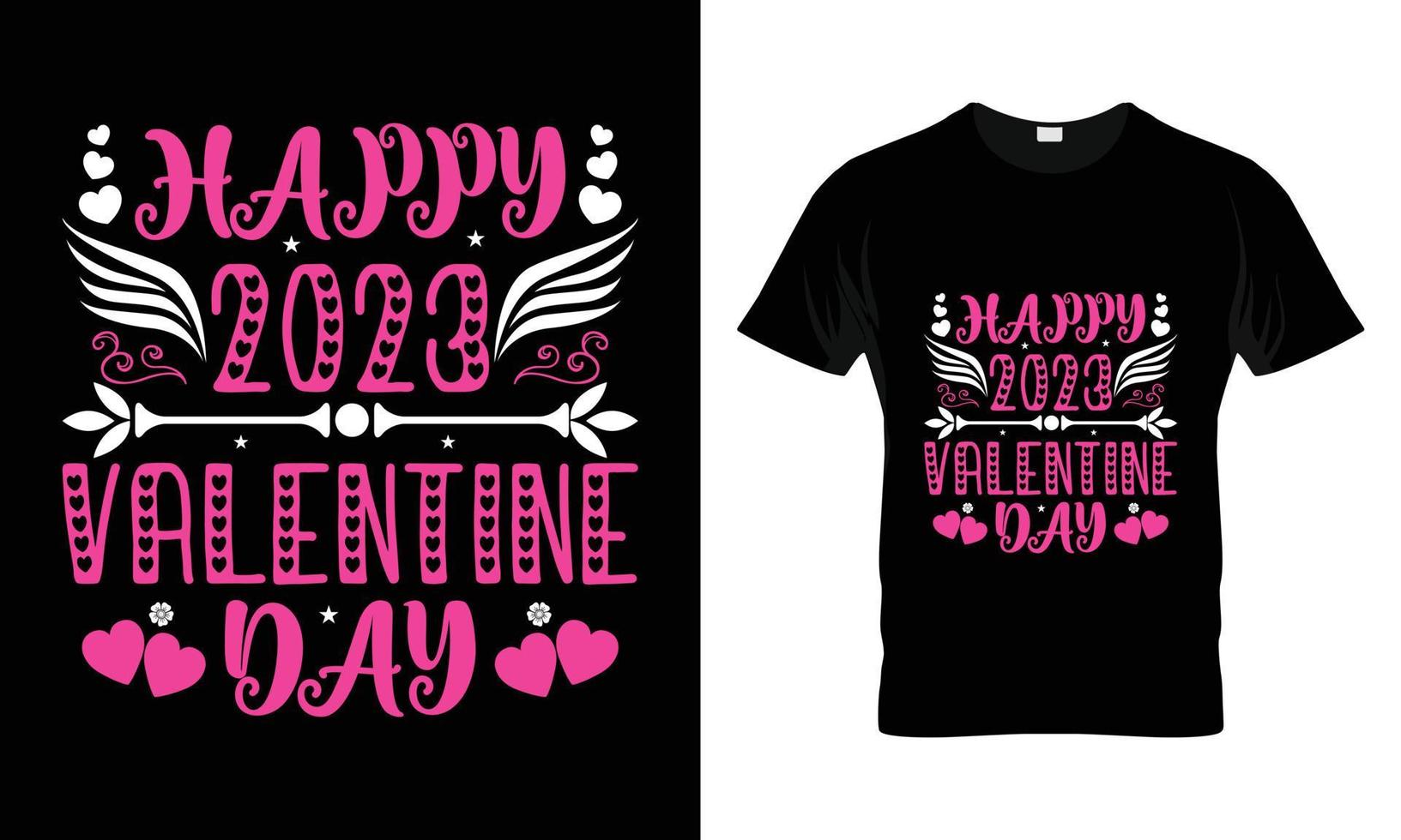 happy 2023 valentine day vector