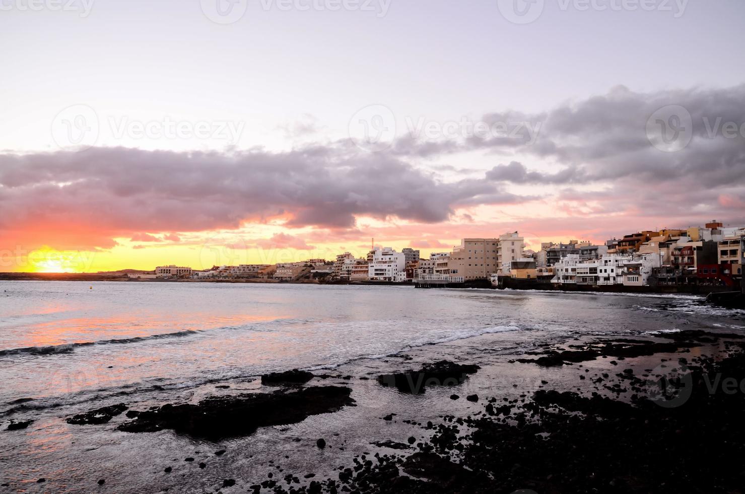 Scenic beach view photo