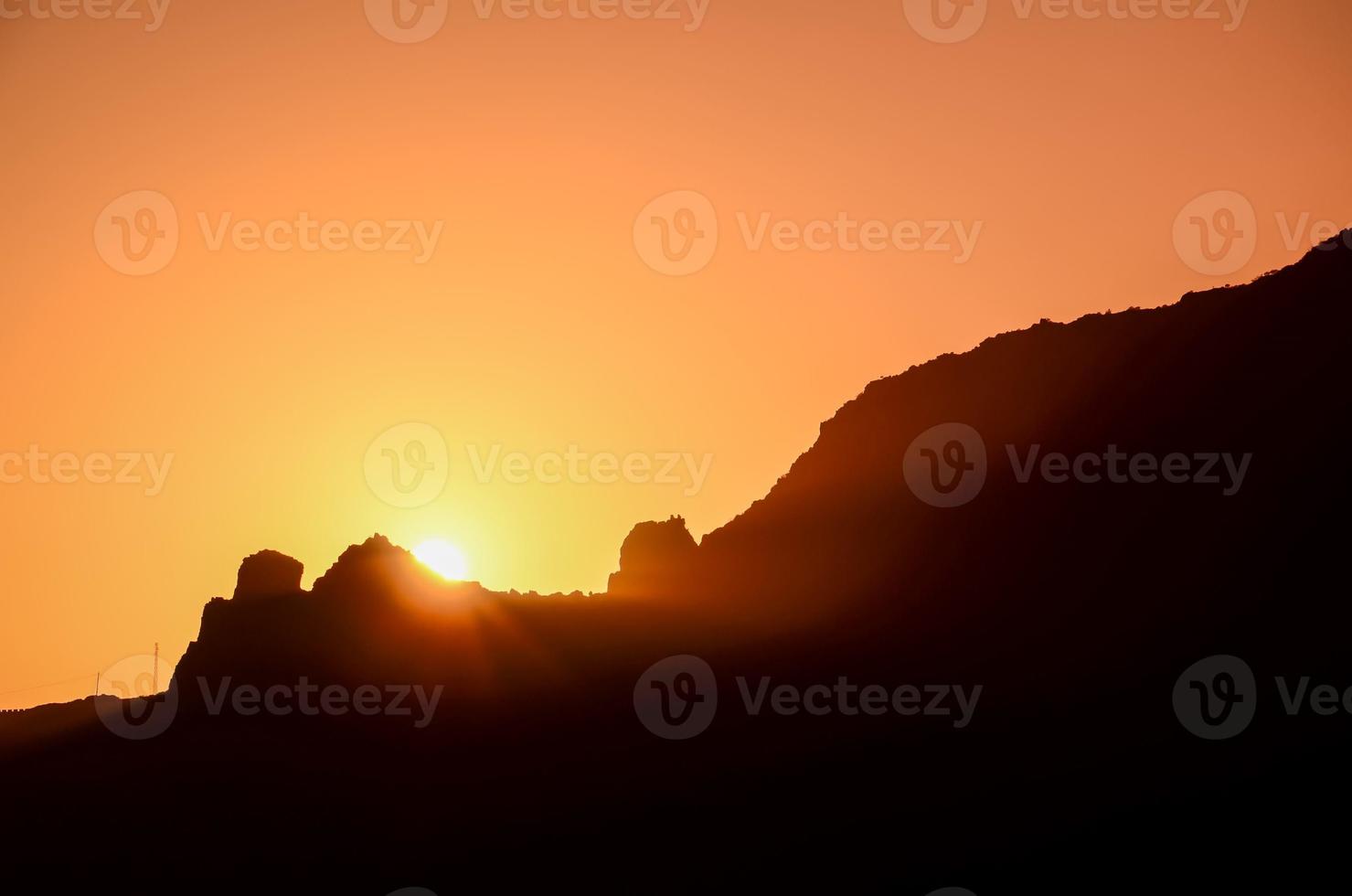 Beautiful sunset view photo