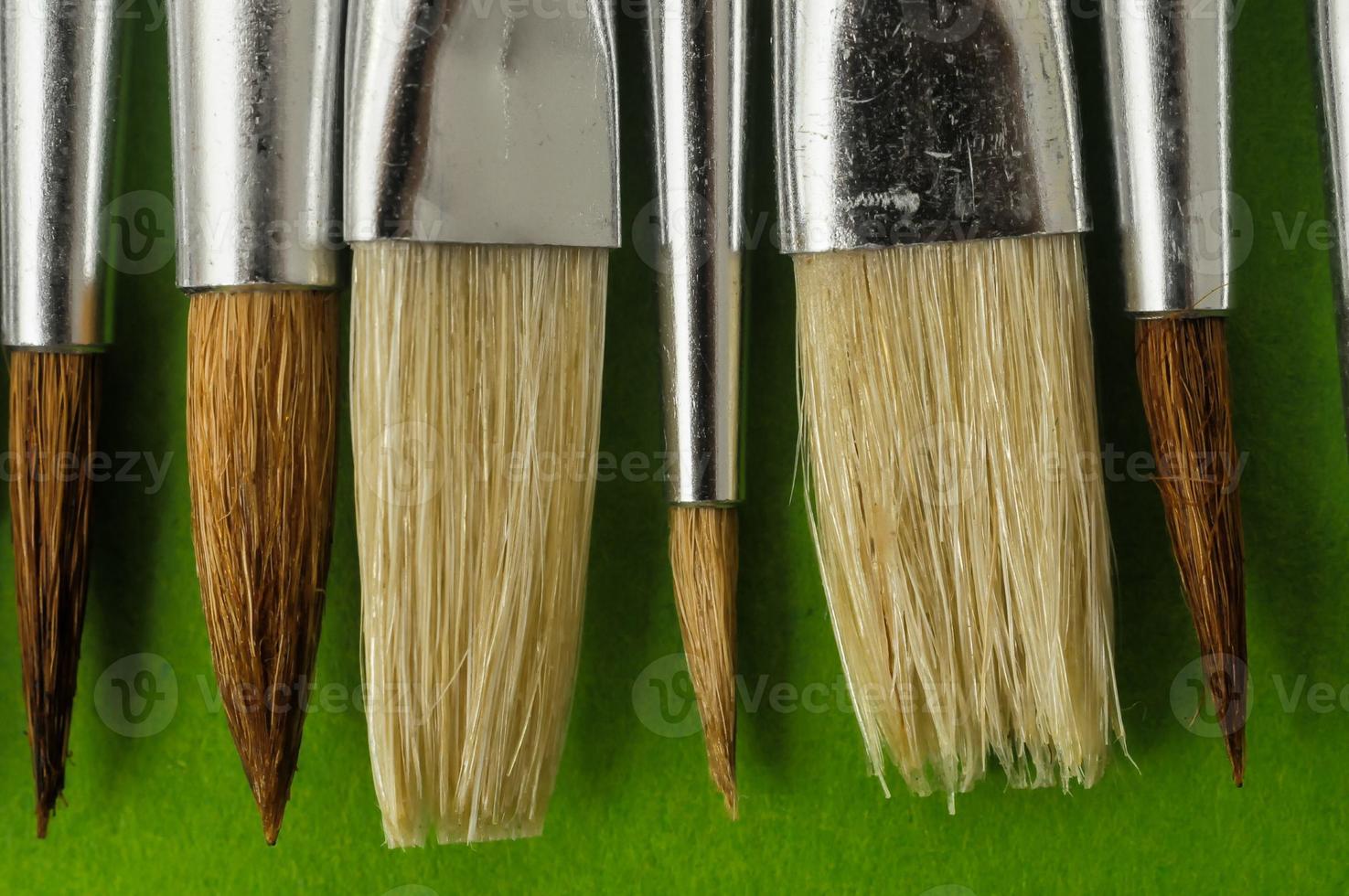 Paint brush close-up photo