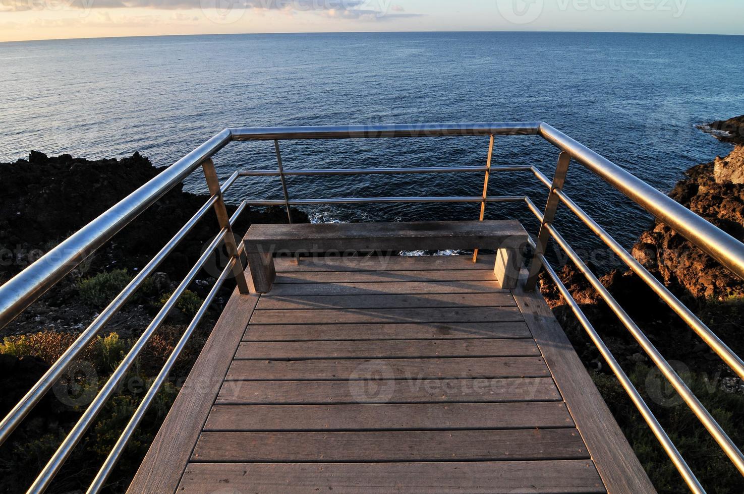 Scenic pier view photo