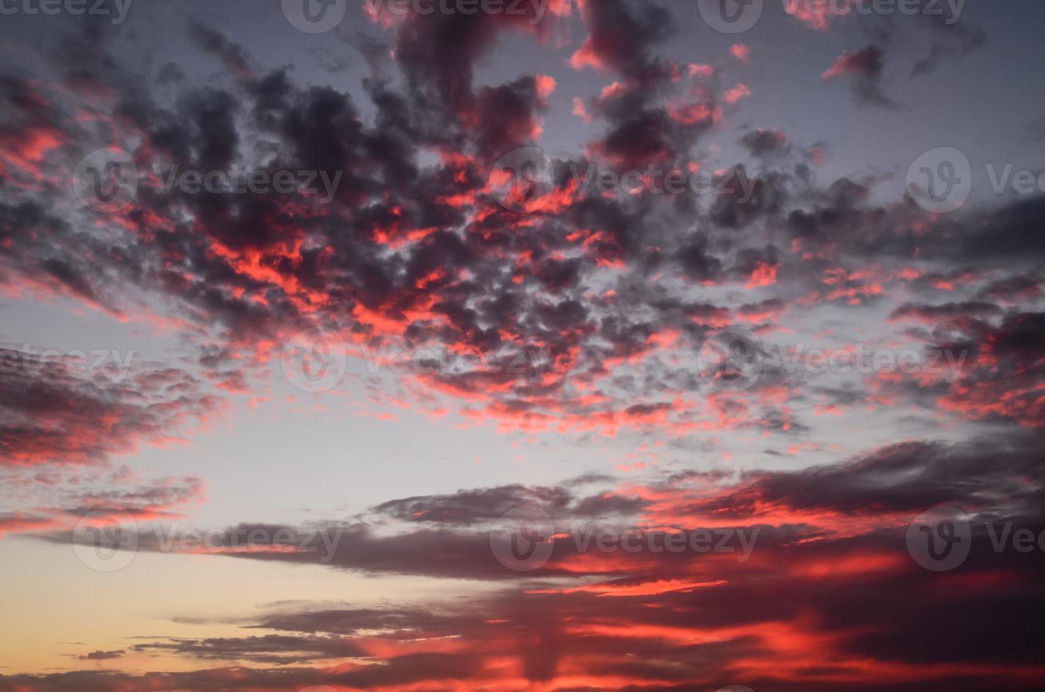 Sky over the sunset photo