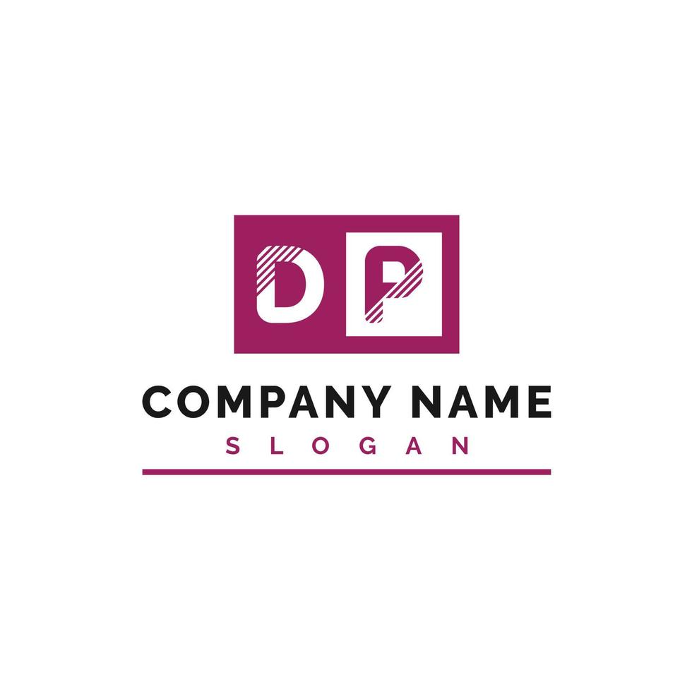 DP Logo Design. DP Letter Logo Vector Illustration - Vector