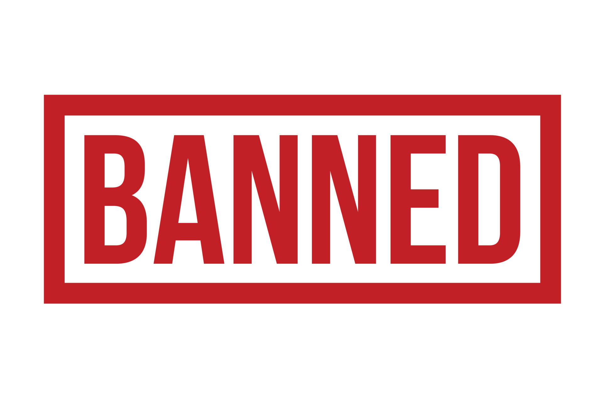 Ред бан. Штамп запрещено. Banned штамп. Резиновый оттиск-печать запрещено. Штамп запрещено цензурой.