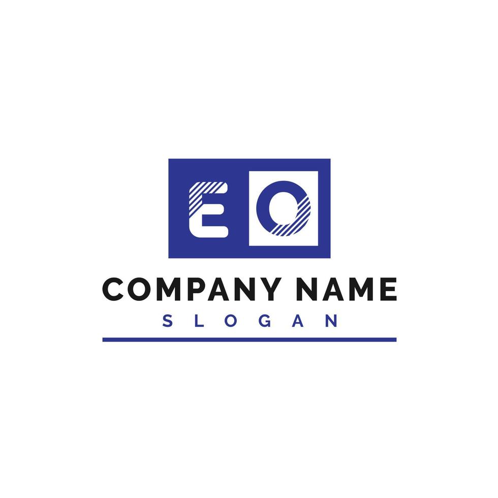 EO Logo Design. EO Letter Logo Vector Illustration - Vector