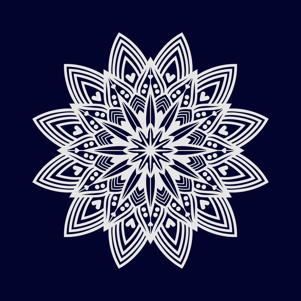 Mandala background design vector illustration