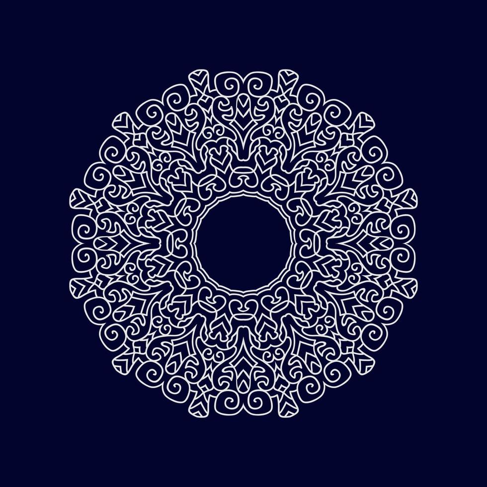 Islamic mandala background vector illustration