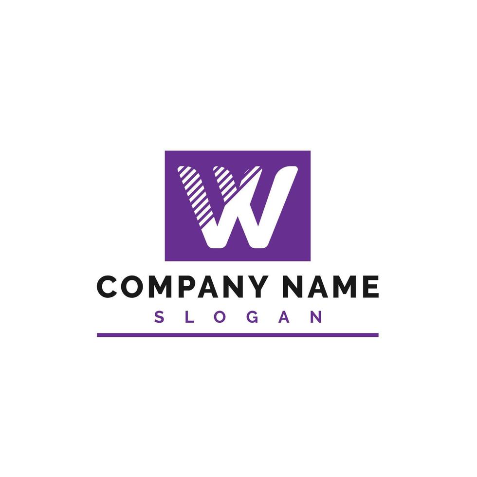 W Letter Logo Design. W letter logo Vector Illustration - Vector