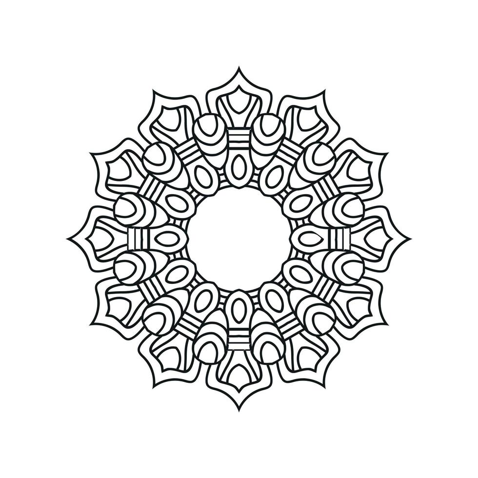 Islamic mandala background vector illustration