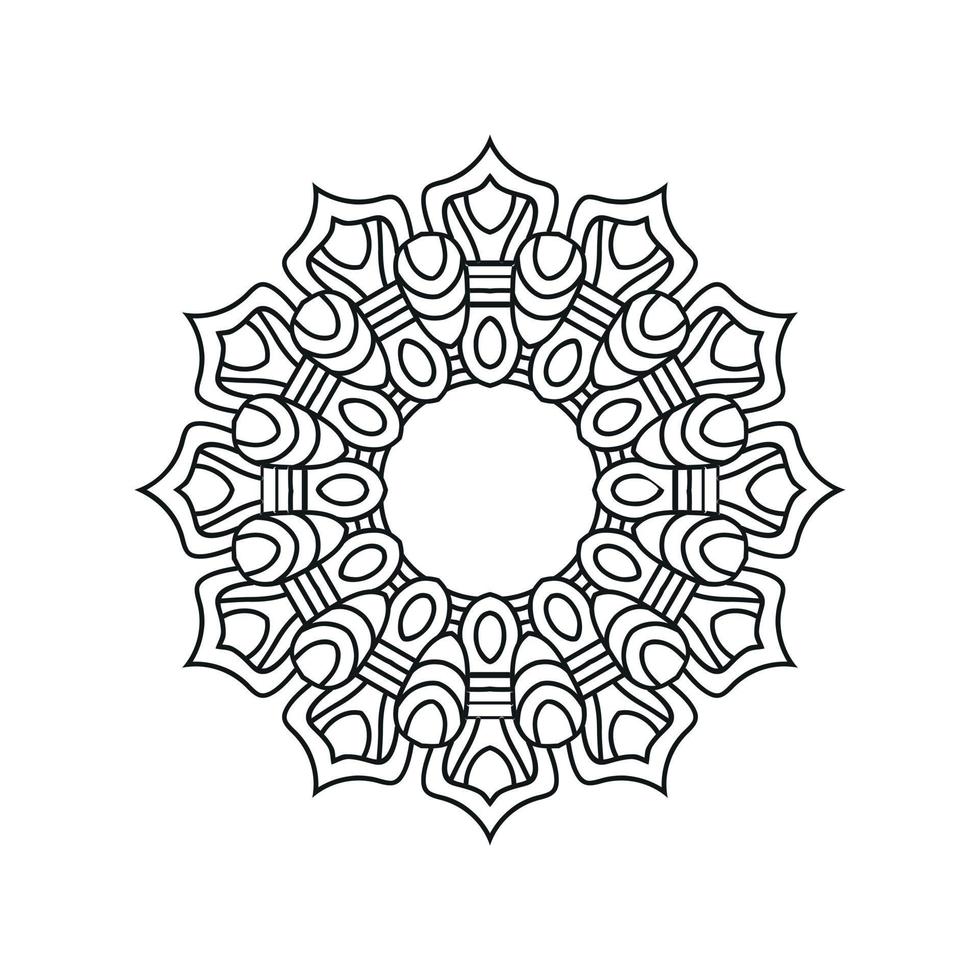 Islamic mandala background vector illustration