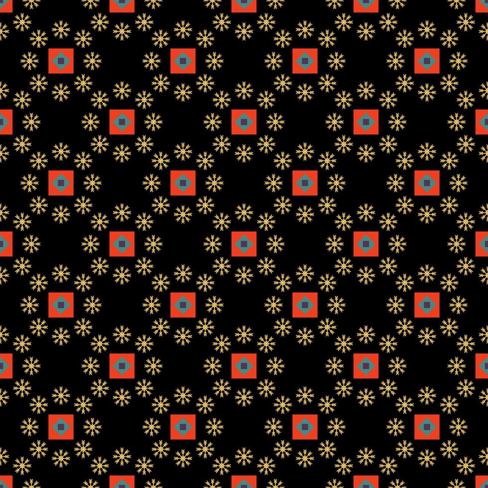 Seamless snowflake pattern geometry graphic for textile wrapping cover floor fabric textured wallpaper background. Minimal modern classic retro vintage stripes geometric symmetry seamless patterns vector