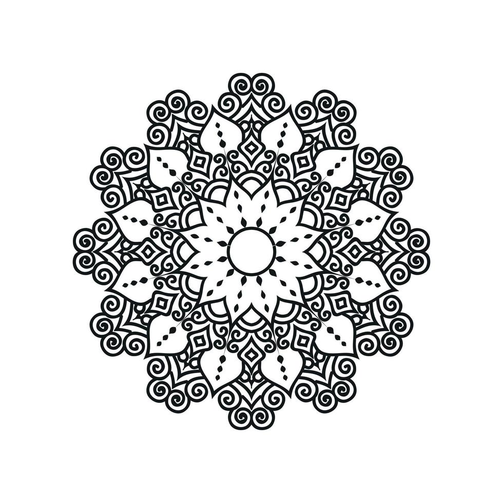 Flower mandala vector designs. Mandala art background