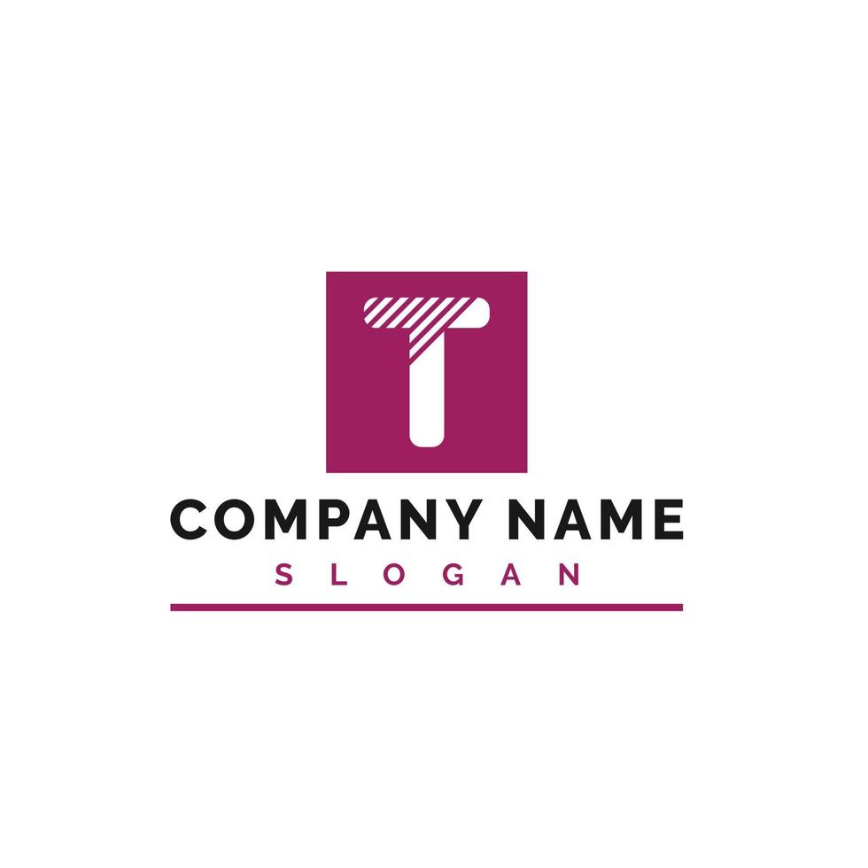 T Letter Logo Design. T letter logo Vector Illustration - Vector