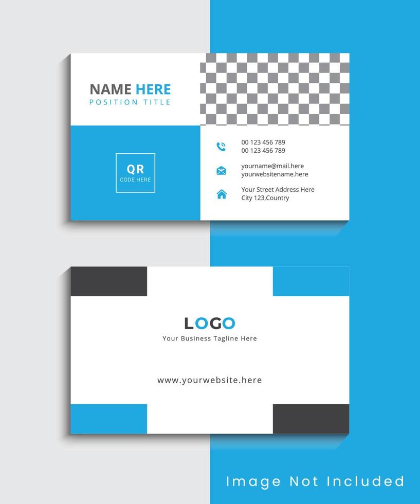 Simple Modern And Creative Business Card Template Design vector