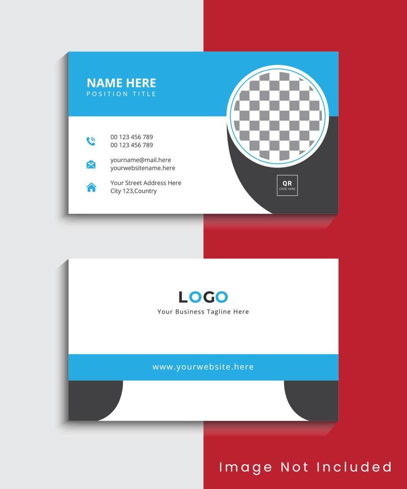 Simple Modern And Creative Business Card Template Design vector