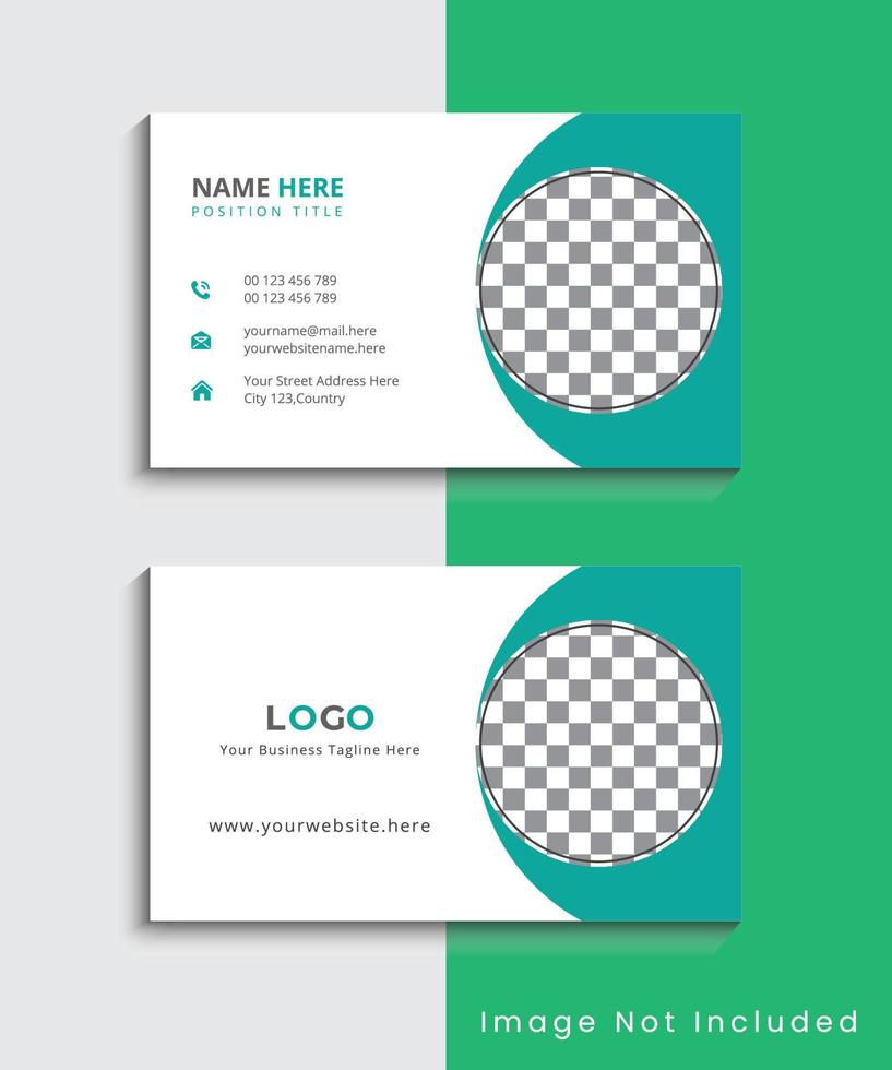 Simple Modern And Creative Business Card Template Design vector