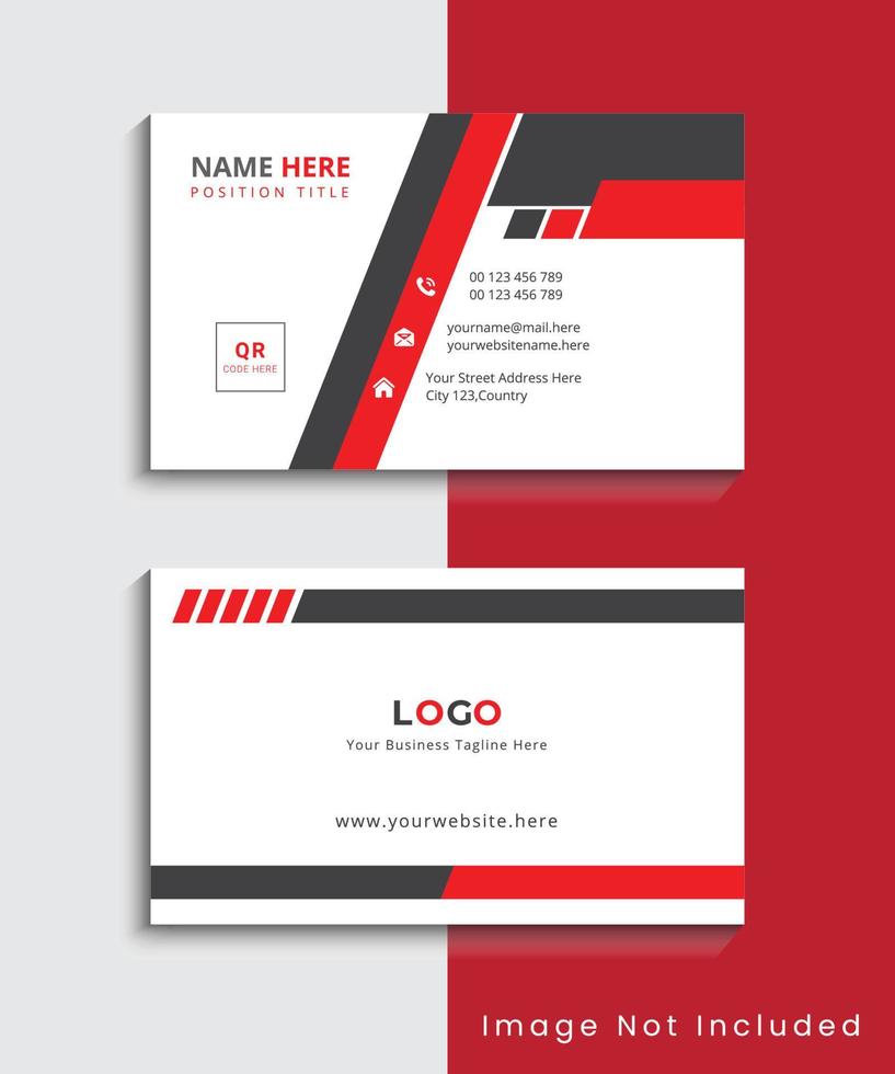 Simple Modern And Creative Business Card Template Design vector