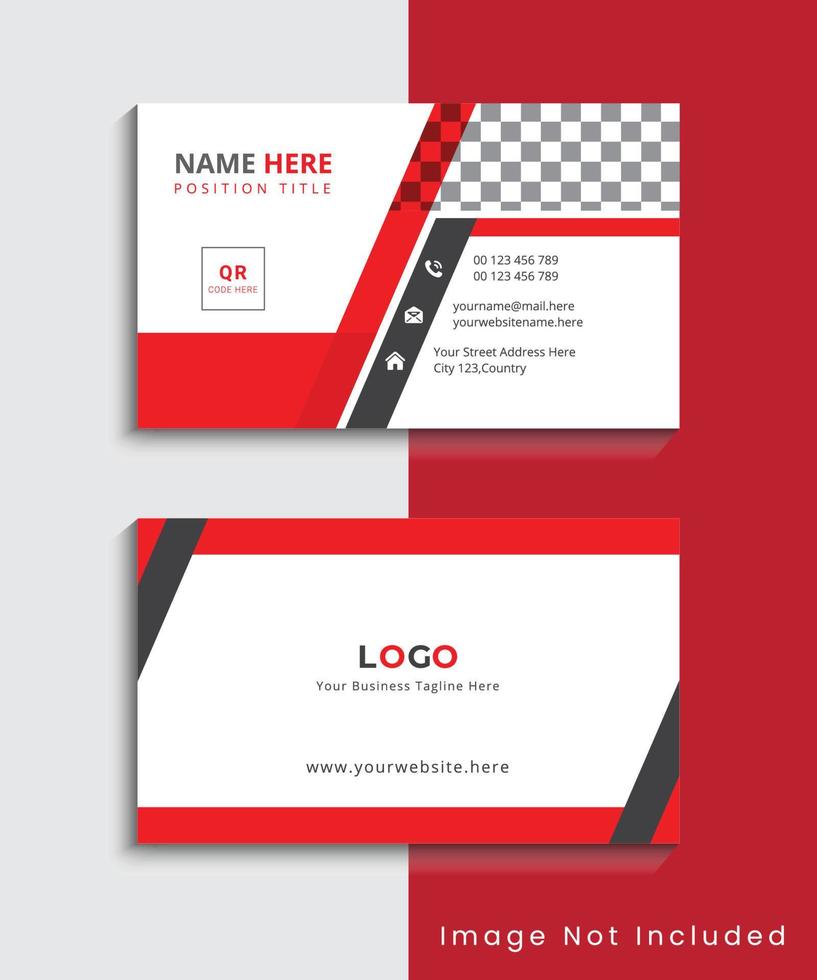 Simple Modern And Creative Business Card Template Design vector