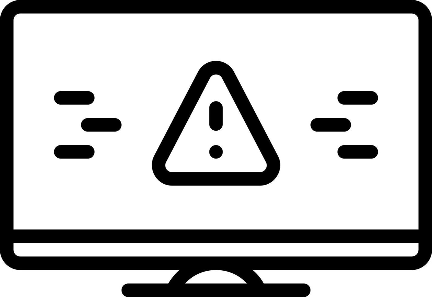 line icon for warnings vector