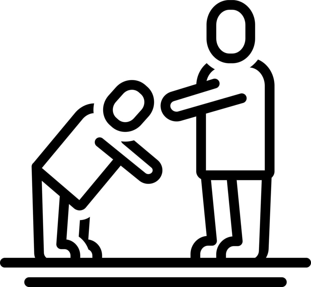line icon for manner vector