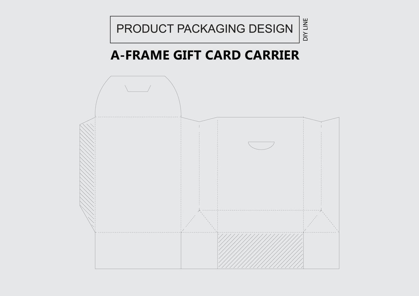 A Frame GIft Carrier vector