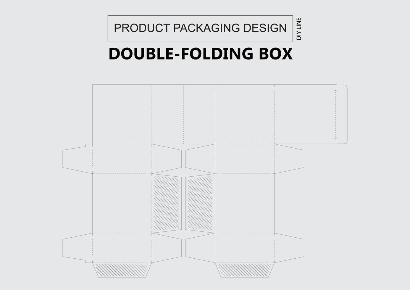 Double Folding Box vector