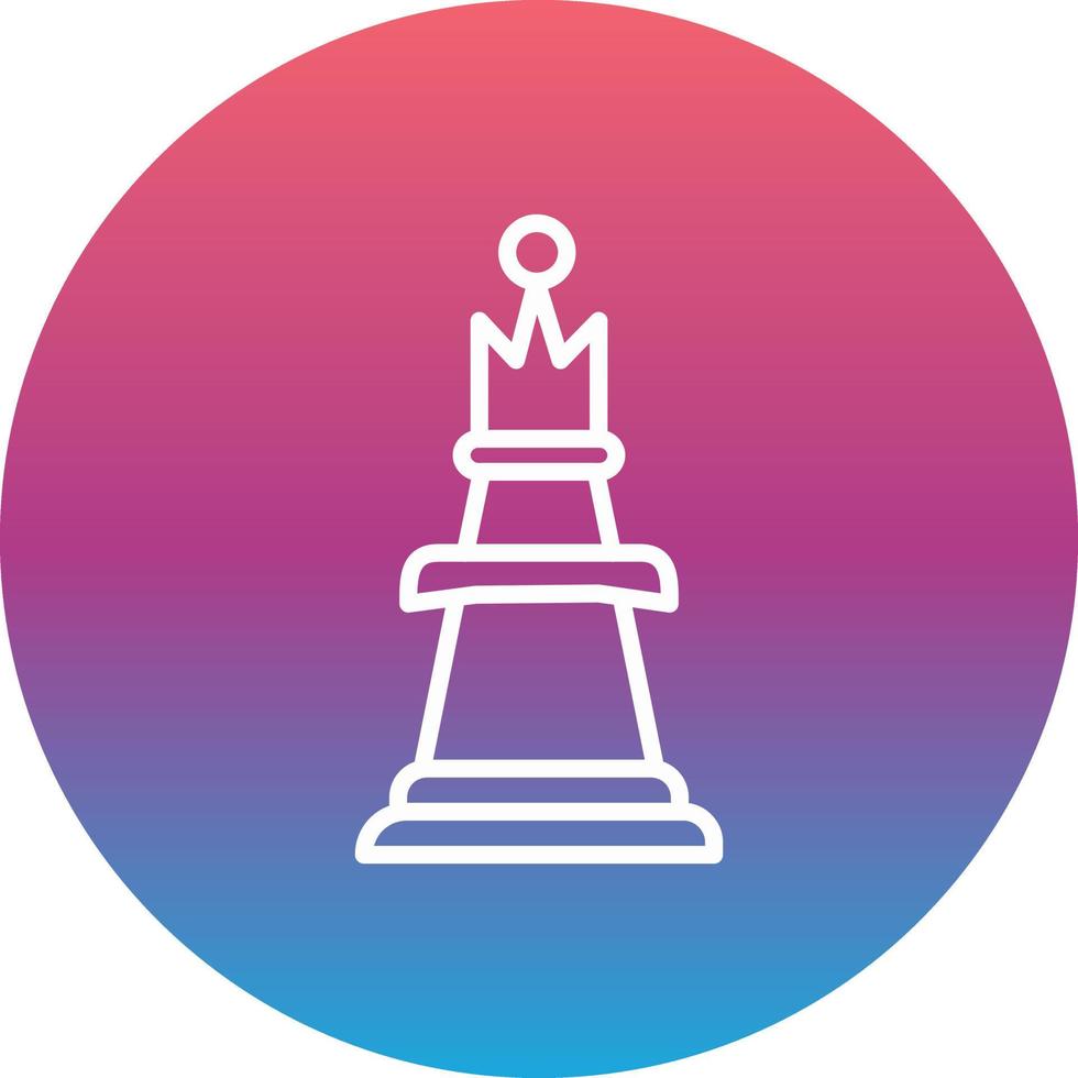 Chess Queen Icon vector