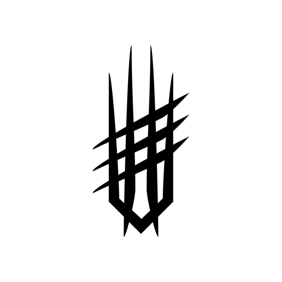 Illustration vector graphic of tribal, perfect for tattoo, art, design element, ornament, etc