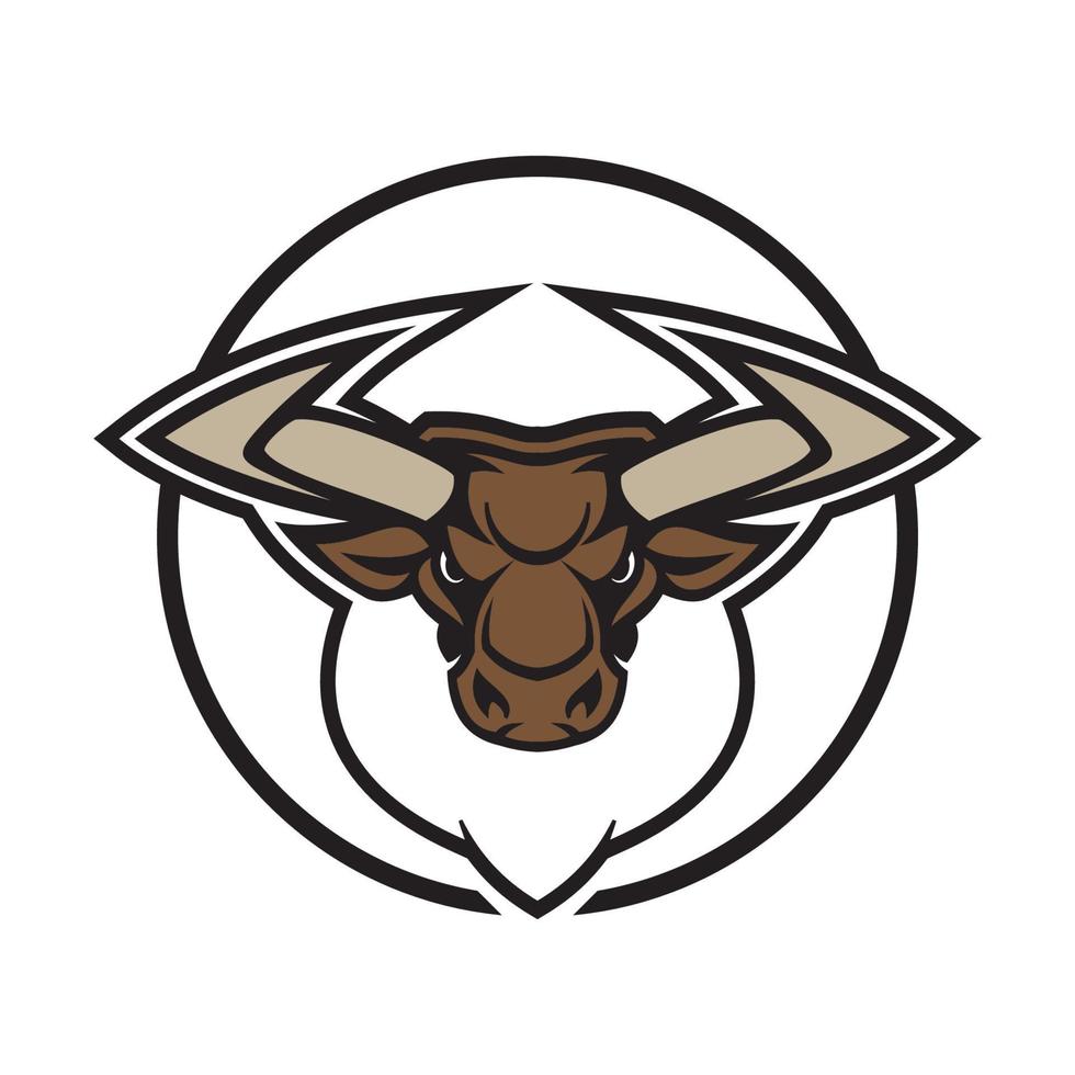 abstract bull logo vector illustrations design icon logo