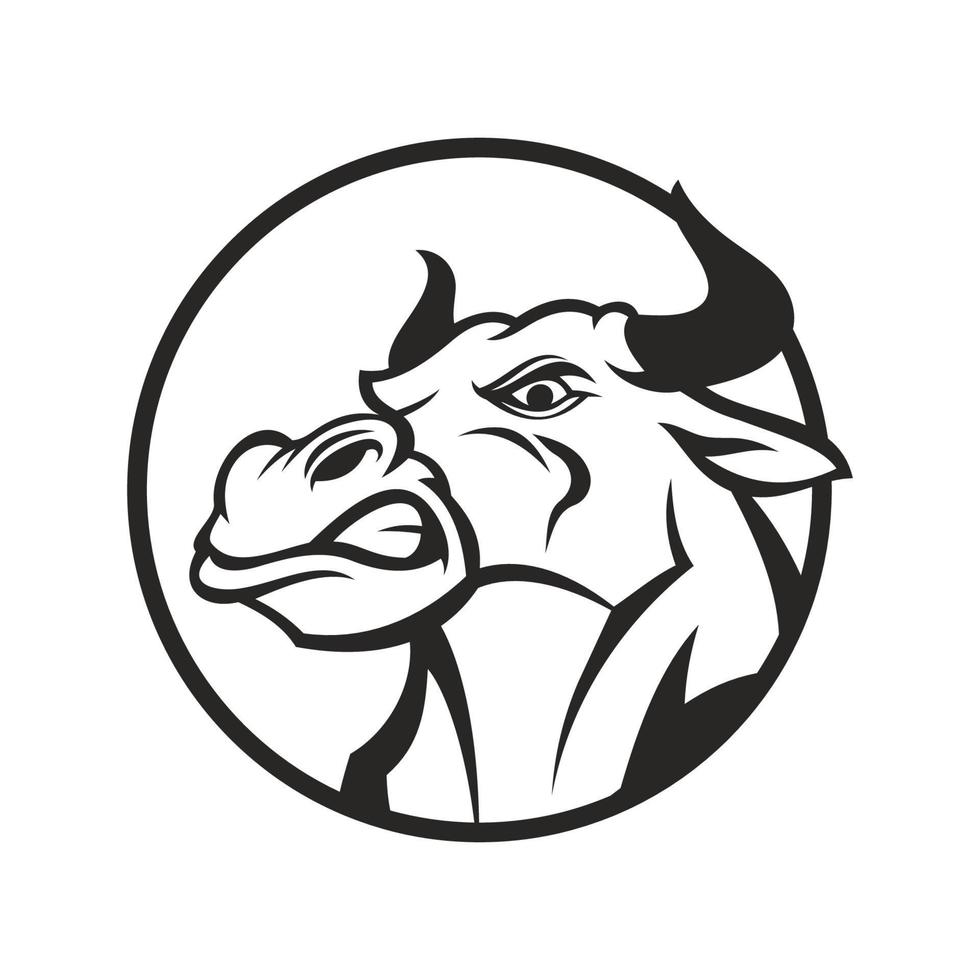 Cow Logo Template vector icon