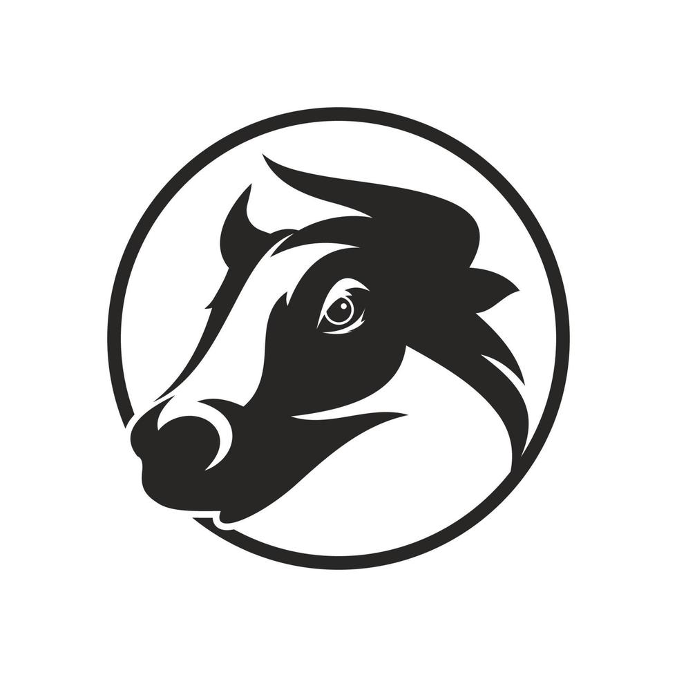 Cow Logo Template vector icon