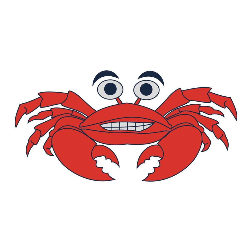 crab vector illustration design icon