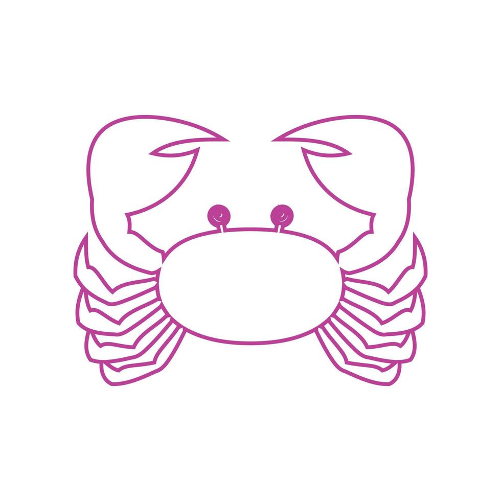 crab vector illustration design icon