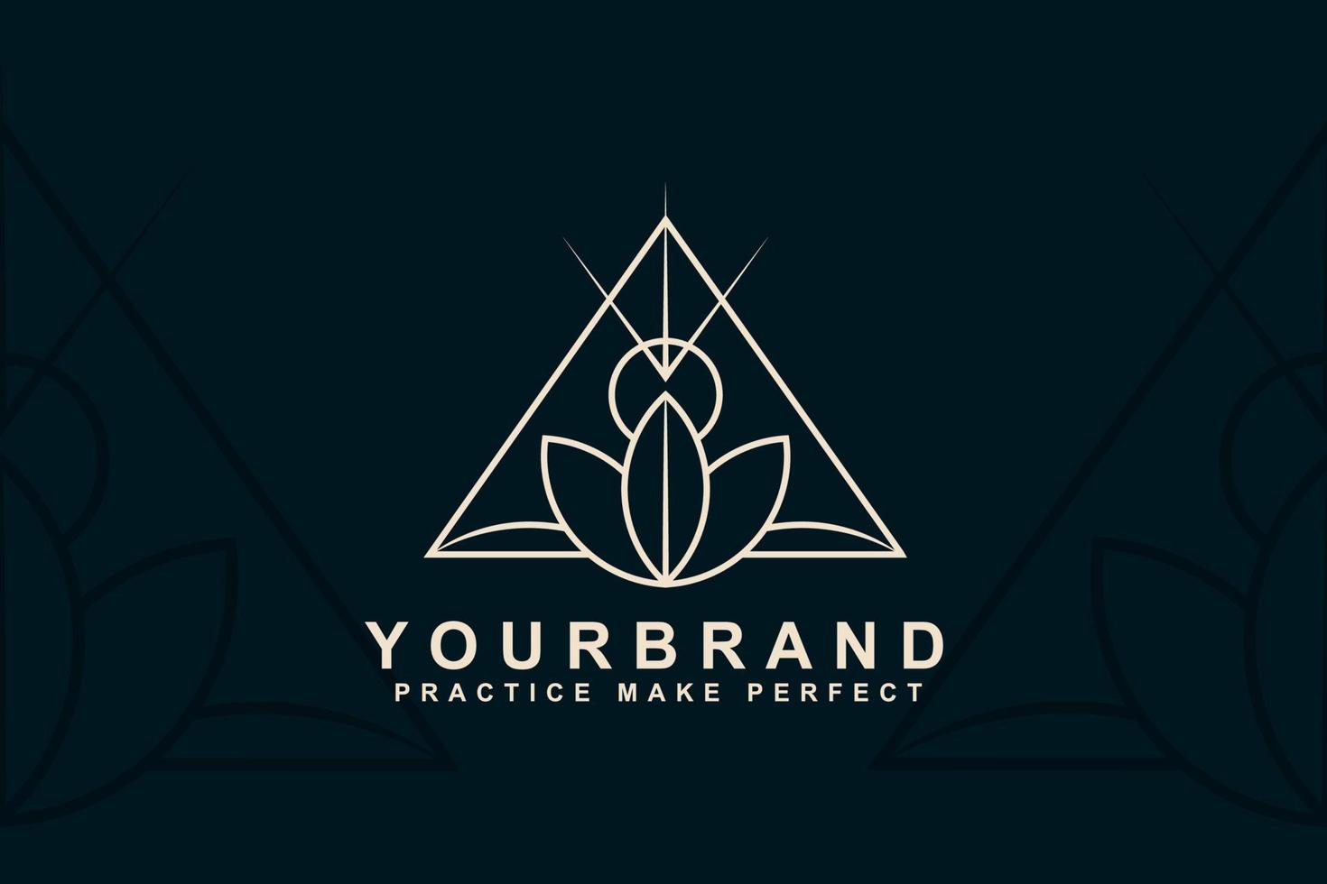 coffee bean with plant branch hipster minimal logo vector with leaf simple line outline icon for cafe