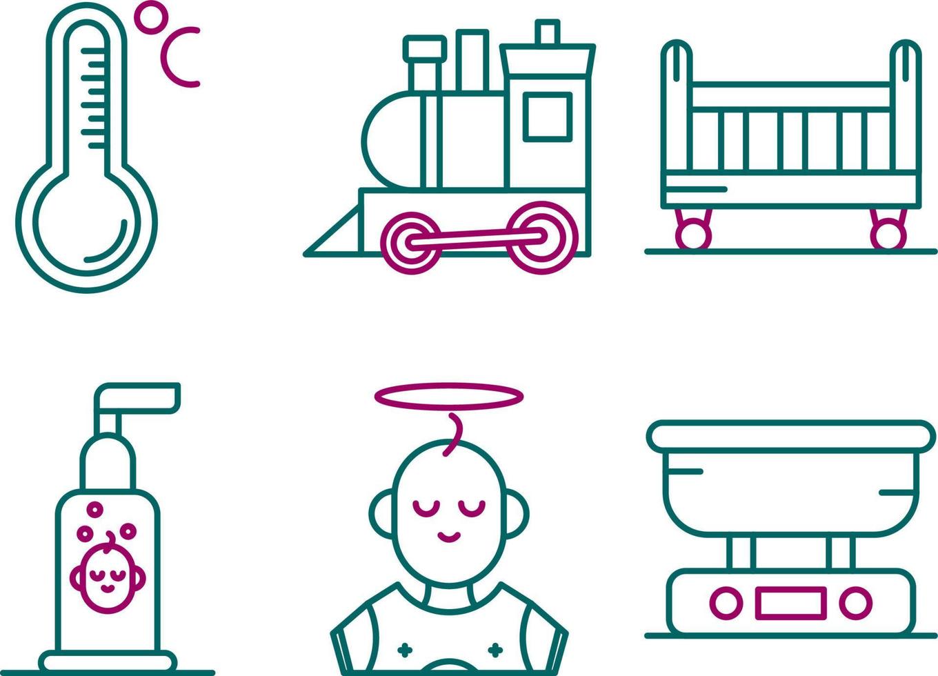 Baby Vector Icon Set
